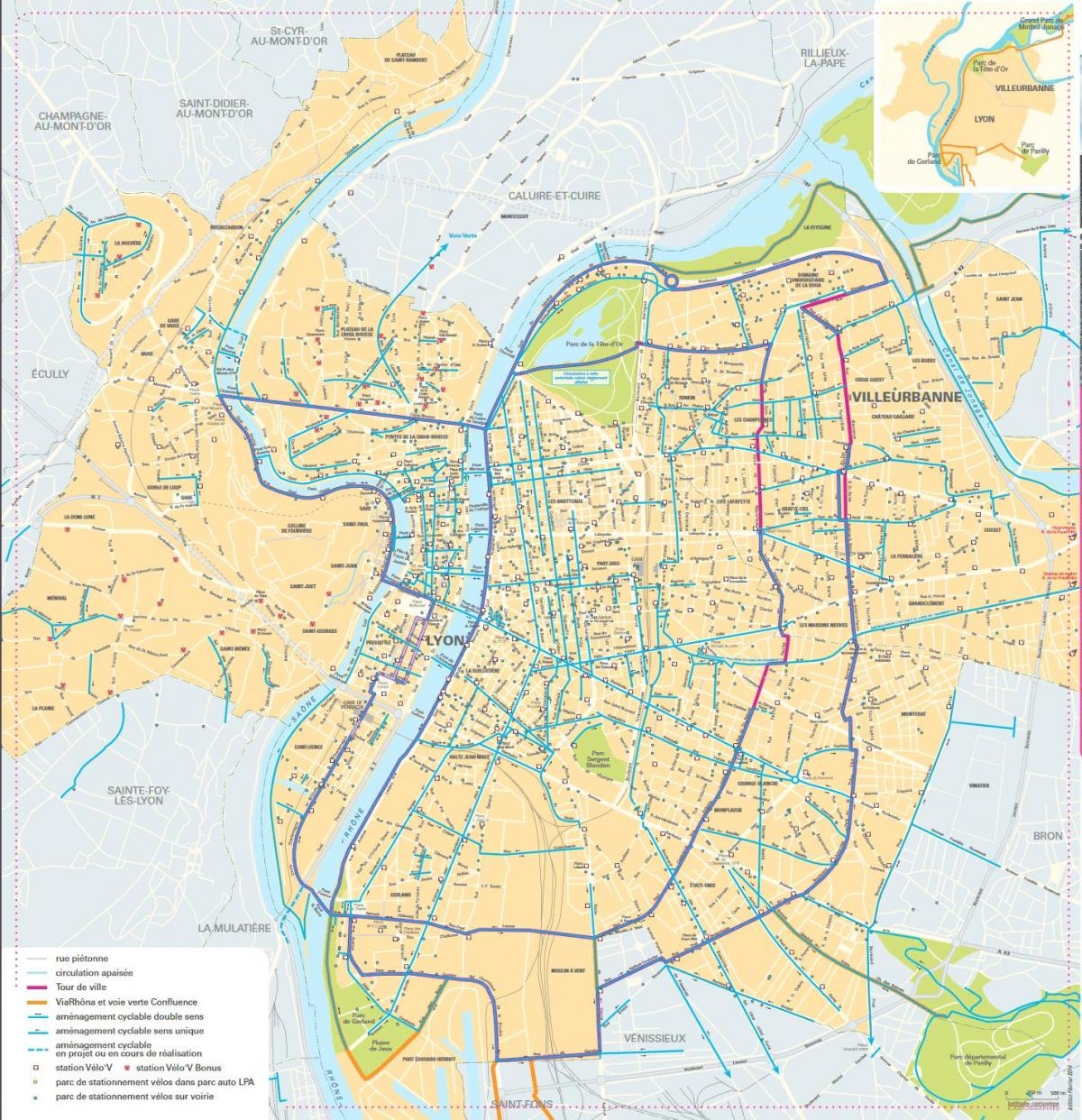 mapu Lyon bicykli