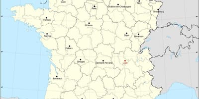 Lyon na mape